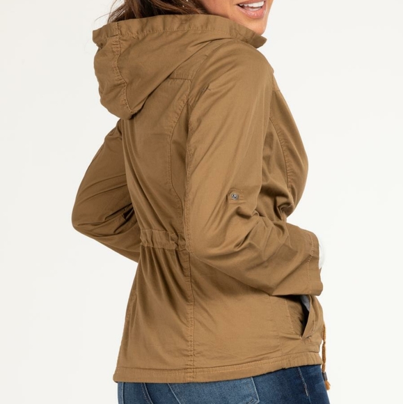 🆕️ Royalty For Me Cotton Twill Jacket w/ Hood - Picture 9 of 10